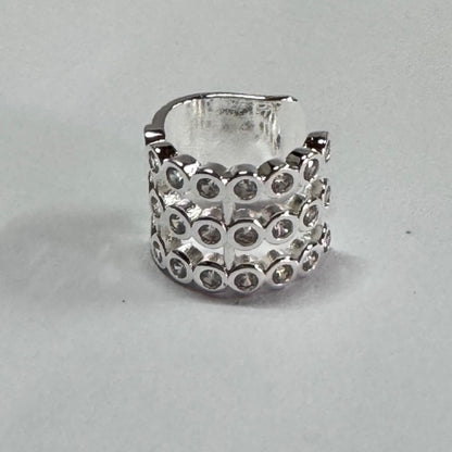 Piercing triplo zirconias