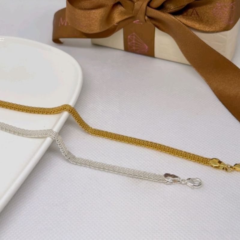 Pulseira fita texturizada