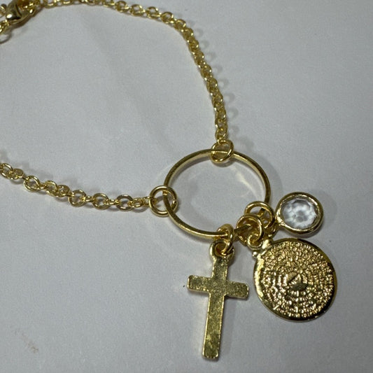 Pulseira Pai Nosso com Cruz