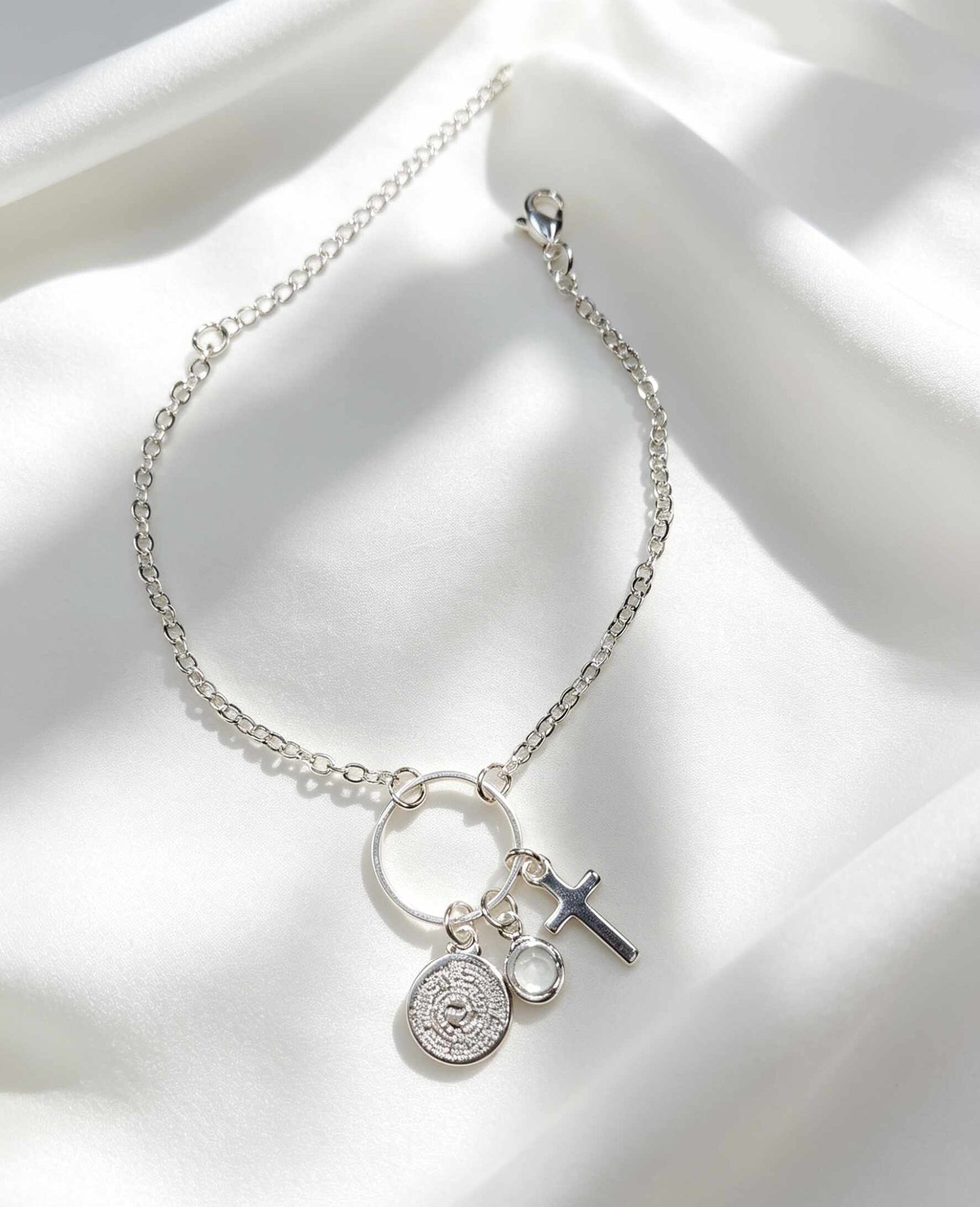 Pulseira Pai Nosso com Cruz