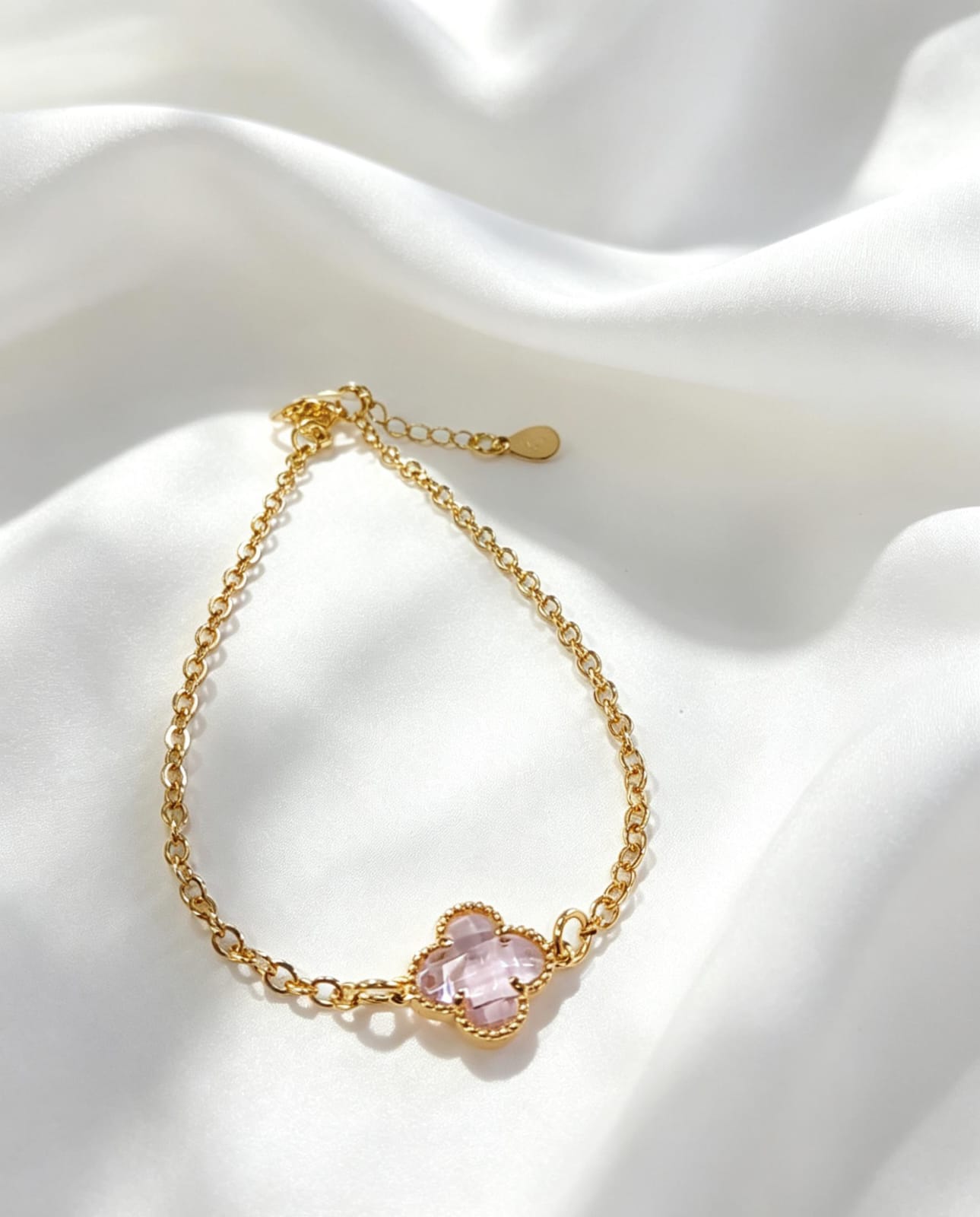 Pulseira pink stone