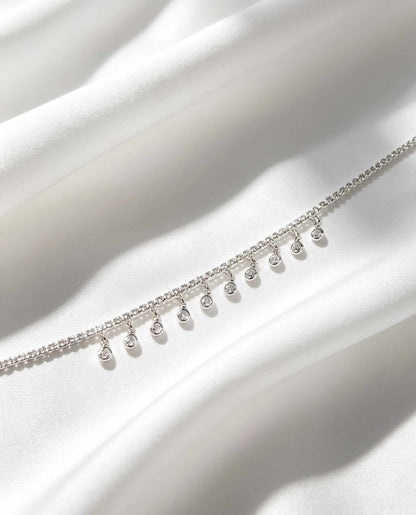 Pulseira ponto de luz ziriconias