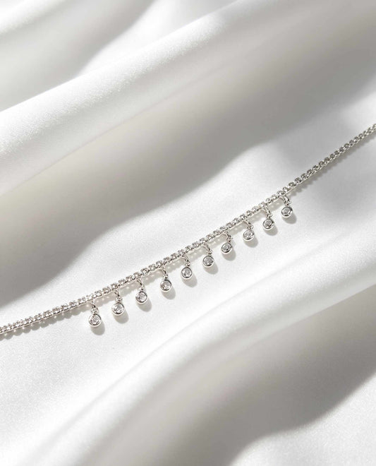 Pulseira ponto de luz ziriconias