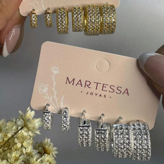 Trio Fernanda com zirconia grosso