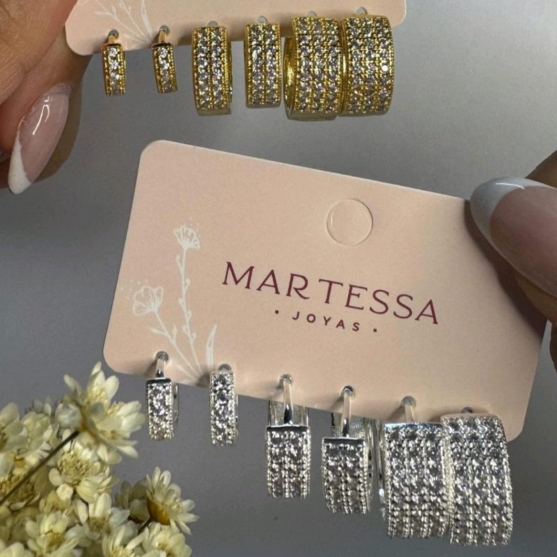 Trio Fernanda com zirconia grosso