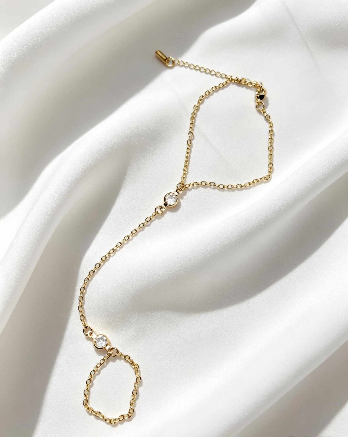Pulsera-anillo Circonias