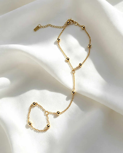 Pulsera-anillo Esferas
