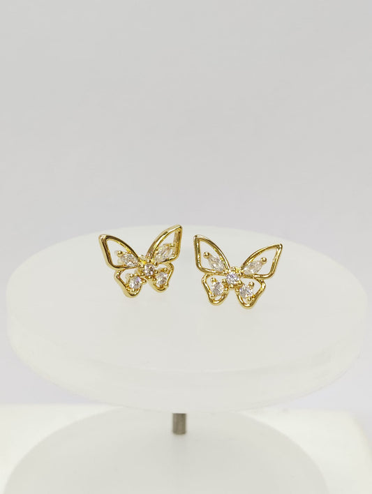 Mariposa con circonias