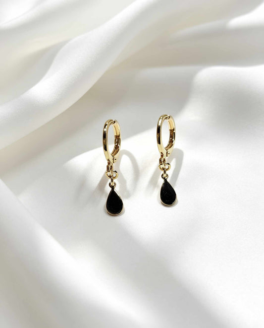 Aro con colgante de gota