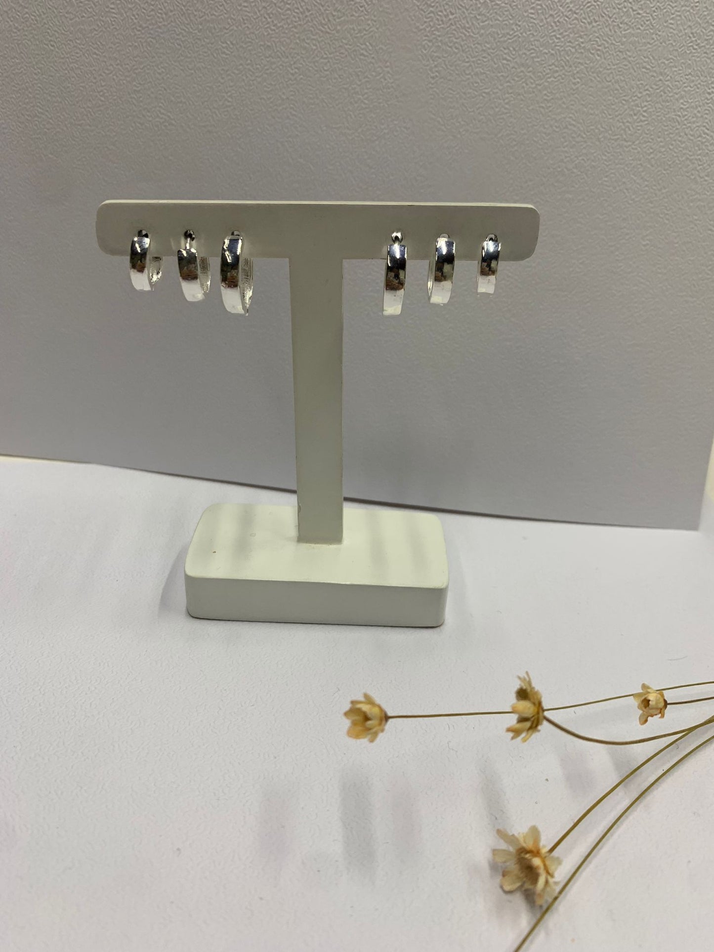 Trio de aros lisos